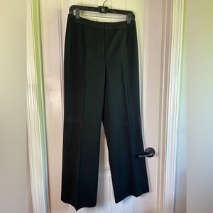 Harve Benard Sport Women’s Black Classic Lined Slacks Wide Leg Size 10